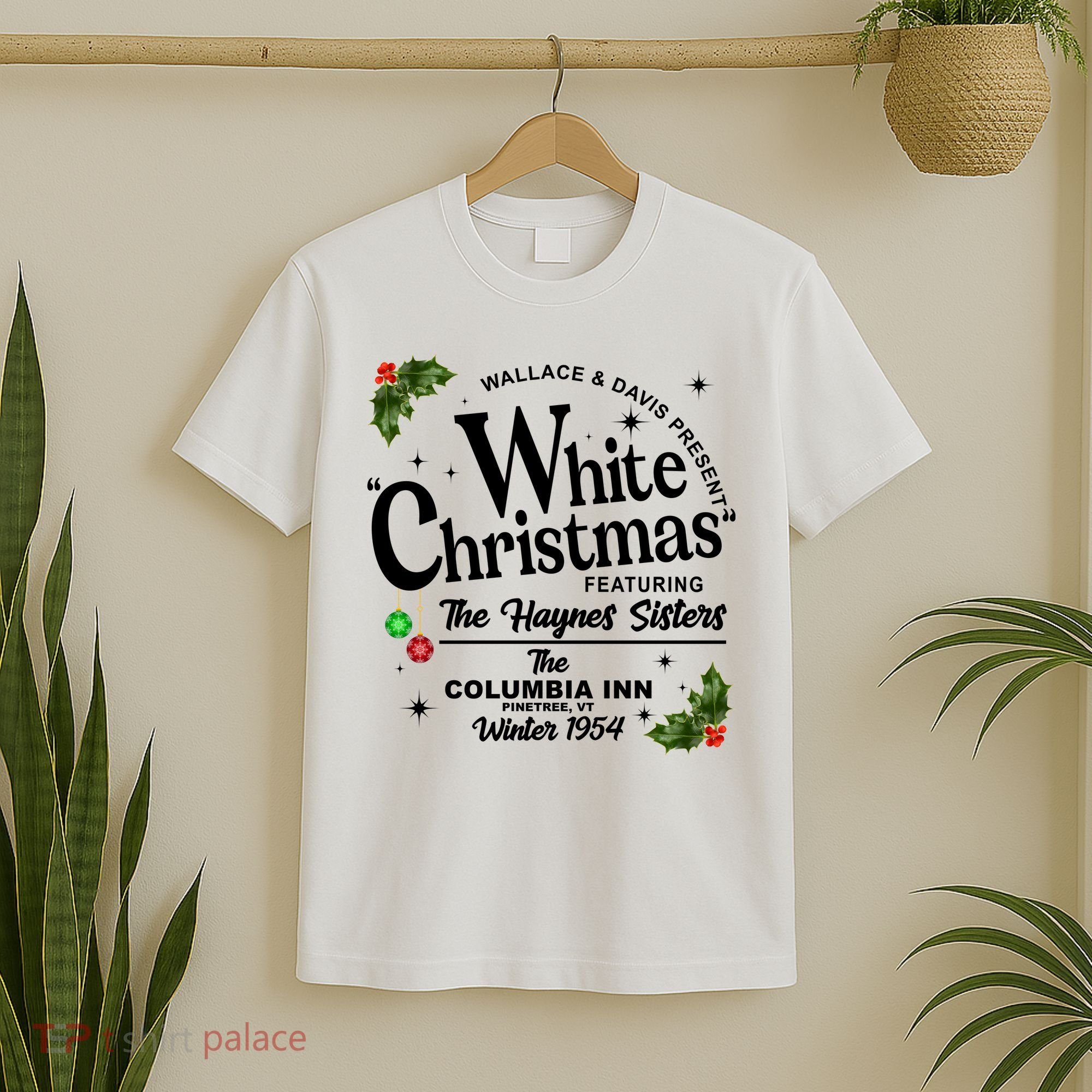 White Christmas Wallace And Davis Haynes Sister T-Shirt