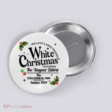 White Christmas Wallace And Davis Haynes Sister Button