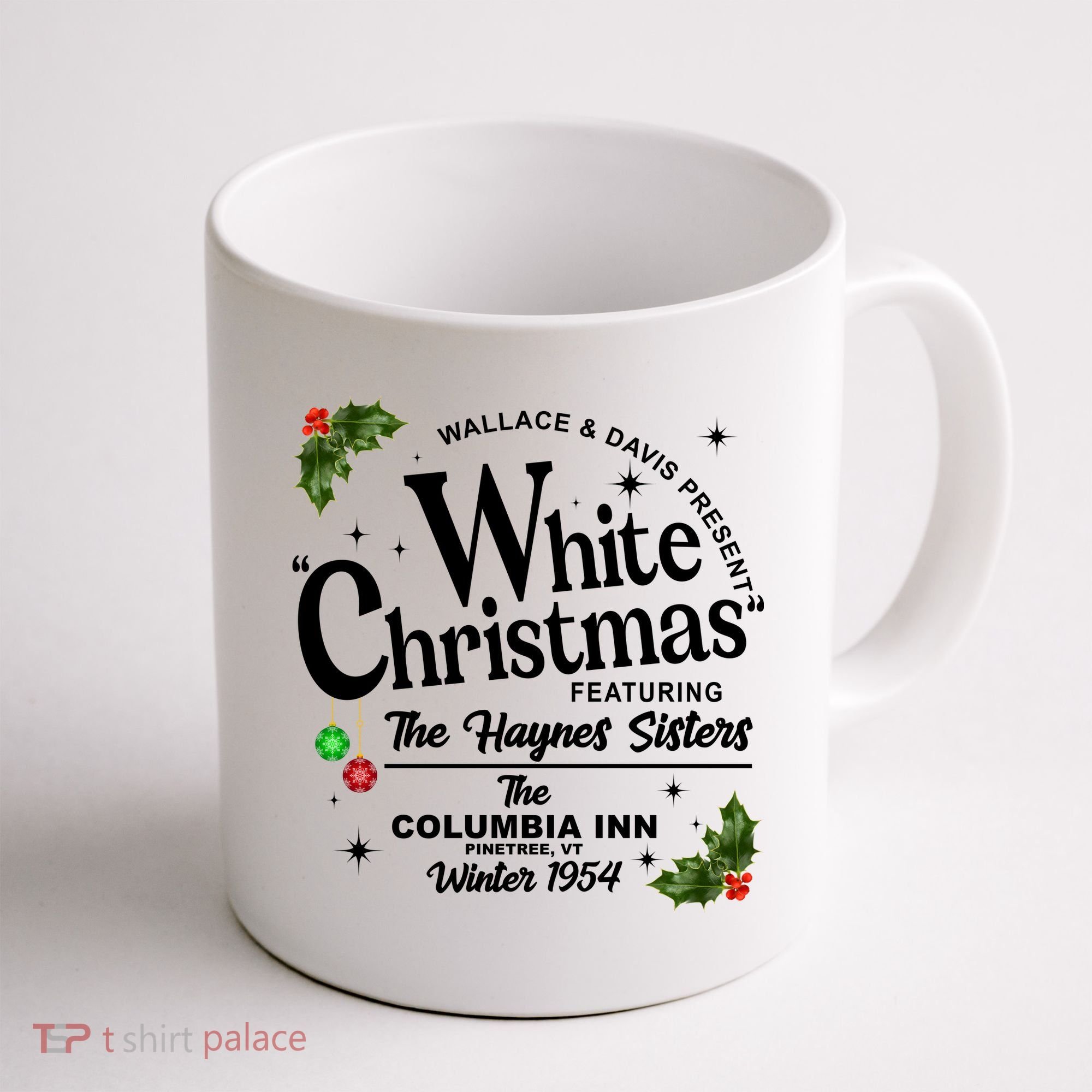 White Christmas Wallace And Davis Haynes Sister Coffee Mug