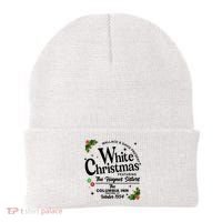 White Christmas Wallace And Davis Haynes Sister Beanie thumb 0