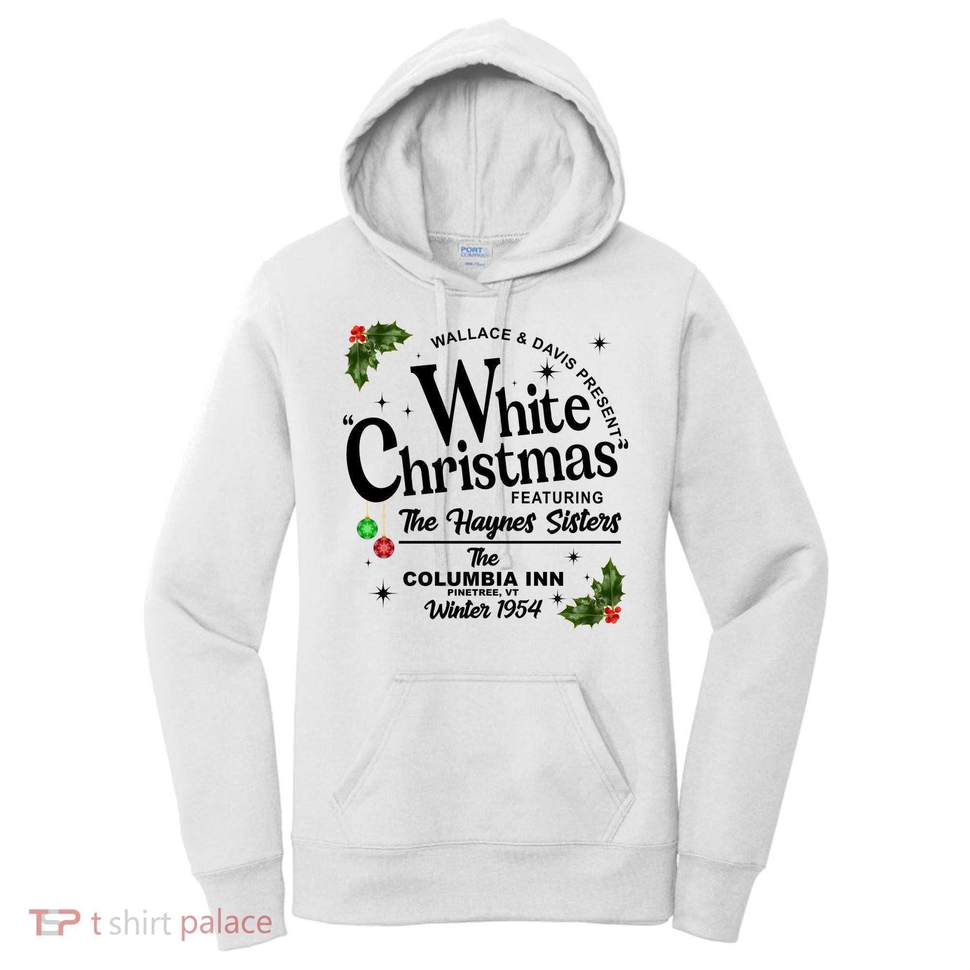 White Christmas Wallace And Davis Haynes Sister Women's Hoodie