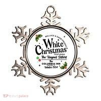 White Christmas Wallace And Davis Haynes Sister Ornament thumb 0