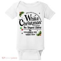White Christmas Wallace And Davis Haynes Sister Baby Bodysuit thumb 0