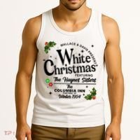 White Christmas Wallace And Davis Haynes Sister Tank Top thumb 3