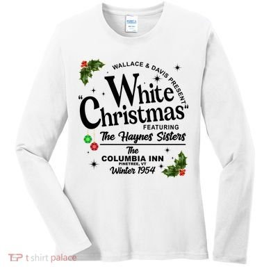 White Christmas Wallace And Davis Haynes Sister Women's Long Sleeve Shirt