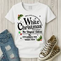 White Christmas Wallace And Davis Haynes Sister Women's T-Shirt thumb 3
