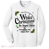White Christmas Wallace And Davis Haynes Sister Kids Long Sleeve Shirt thumb 0