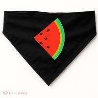 Watermelon Costume Watermelon Slice Couple Matching USA-Made Doggie Bandana thumb 0