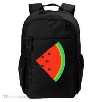 Watermelon Costume Watermelon Slice Couple Matching Backpack thumb 0