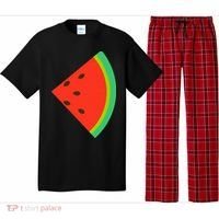Watermelon Costume Watermelon Slice Couple Matching Pajama Set thumb 0