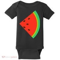Watermelon Costume Watermelon Slice Couple Matching Baby Bodysuit thumb 0