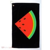 Watermelon Costume Watermelon Slice Couple Matching Golf Towel thumb 0