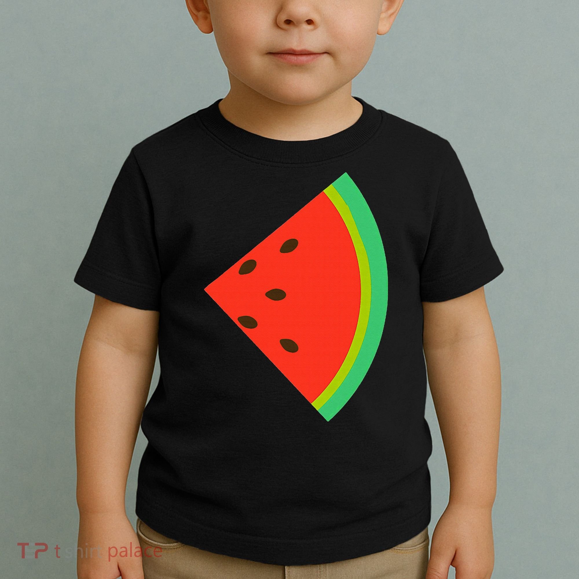 Watermelon Costume Watermelon Slice Couple Matching Toddler T-Shirt