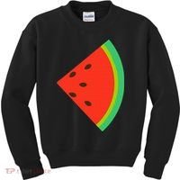 Watermelon Costume Watermelon Slice Couple Matching Kids Sweatshirt thumb 0