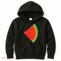 Watermelon Costume Watermelon Slice Couple Matching Kids Hoodie thumb 0