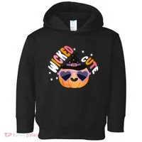 Wicked Cute Witch Halloween Pumpkin Toddler Hoodie thumb 0