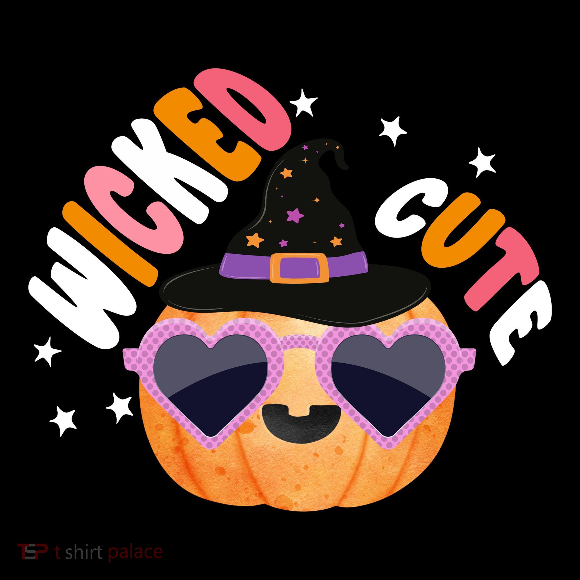 Wicked Cute Witch Halloween Pumpkin Toddler Hoodie