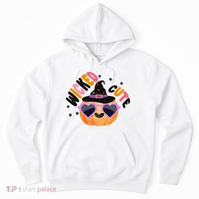 Wicked Cute Witch Halloween Pumpkin Hoodie