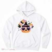 Wicked Cute Witch Halloween Pumpkin Hoodie thumb 0