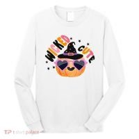 Wicked Cute Witch Halloween Pumpkin Long Sleeve Shirt thumb 0