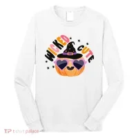 Wicked Cute Witch Halloween Pumpkin Long Sleeve Shirt thumb 0