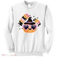 Wicked Cute Witch Halloween Pumpkin Sweatshirt thumb 0