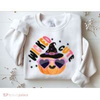 Wicked Cute Witch Halloween Pumpkin Sweatshirt thumb 2
