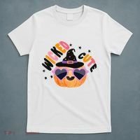 Wicked Cute Witch Halloween Pumpkin T-Shirt thumb 5