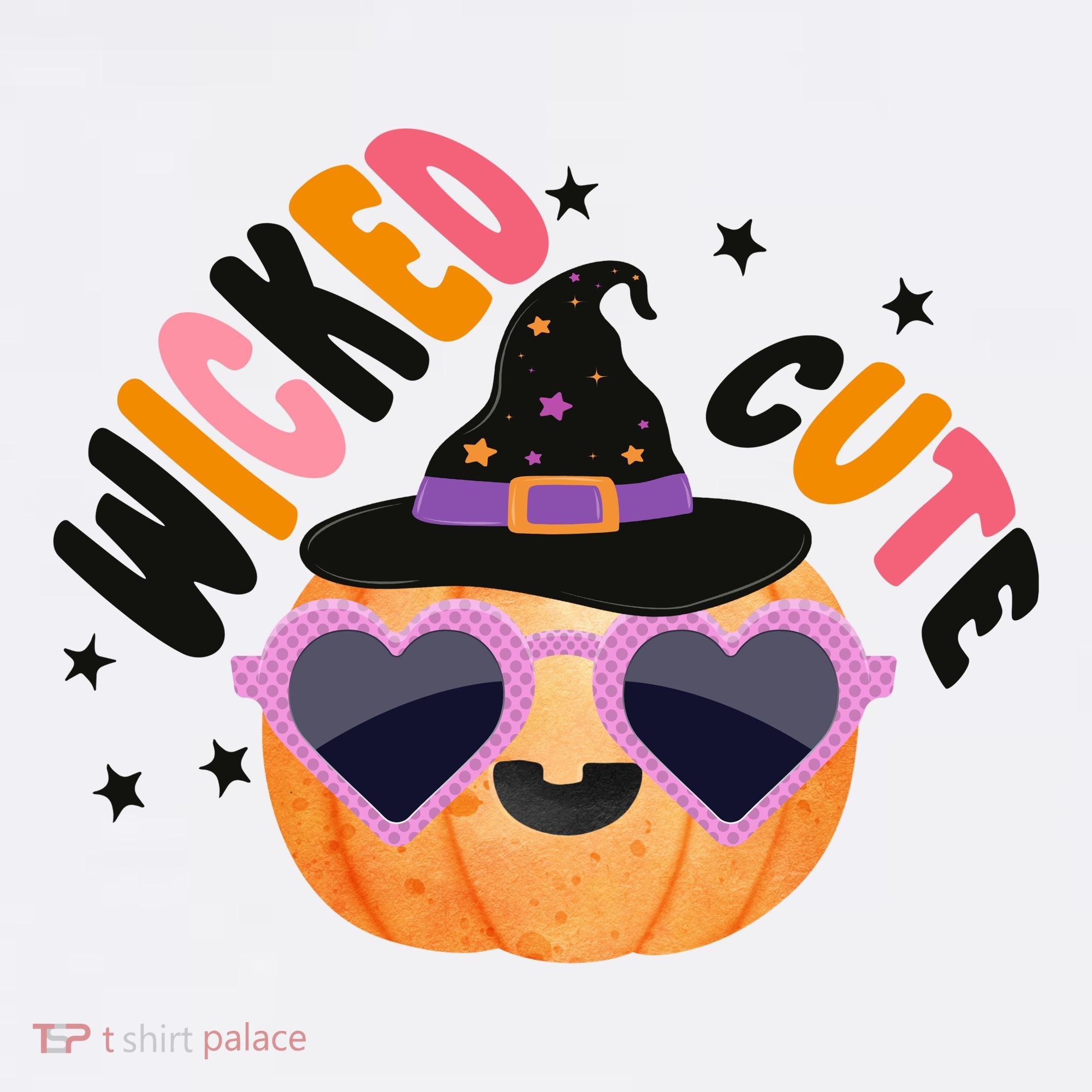 Wicked Cute Witch Halloween Pumpkin Button
