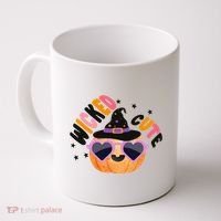 Wicked Cute Witch Halloween Pumpkin Coffee Mug thumb 0