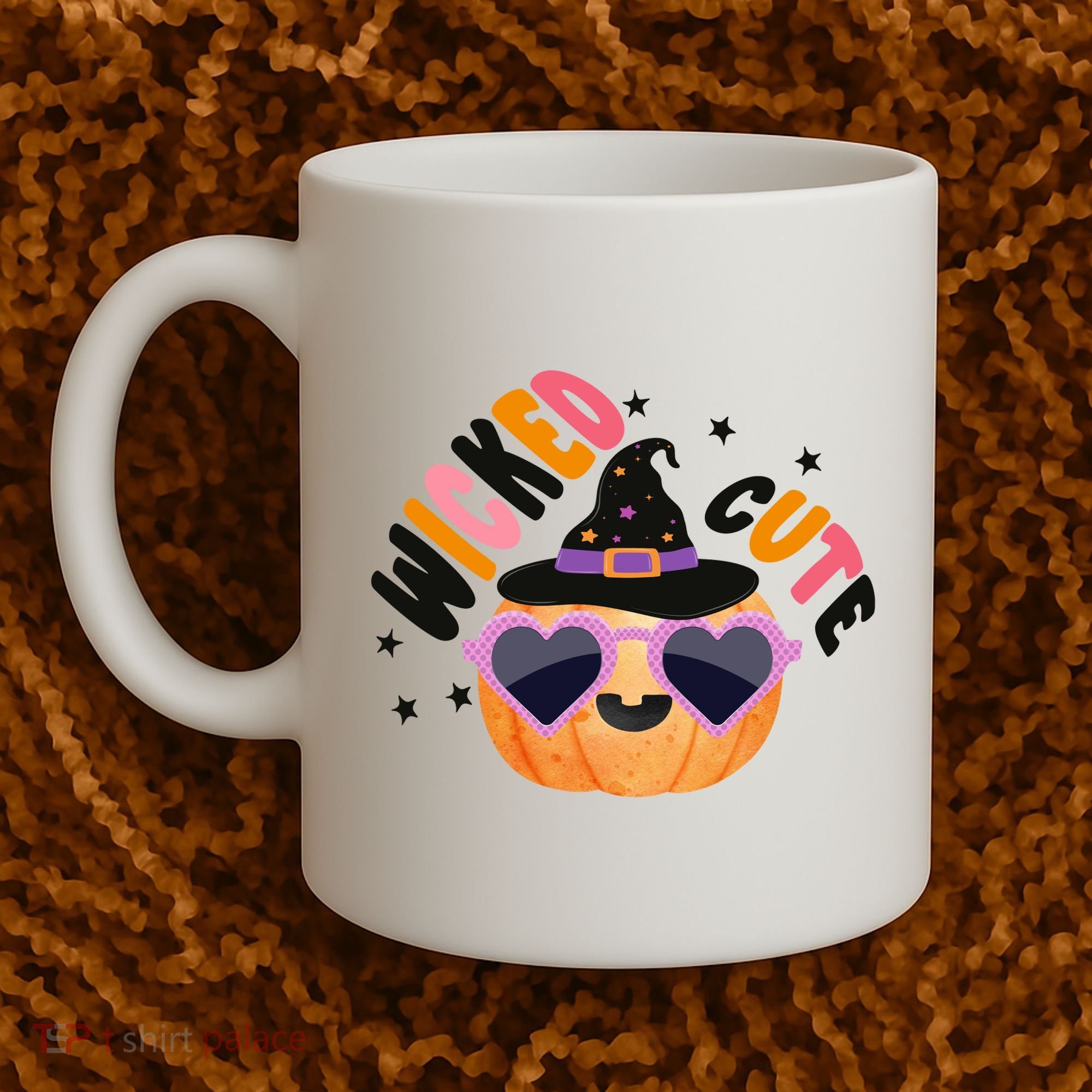 Wicked Cute Witch Halloween Pumpkin Coffee Mug