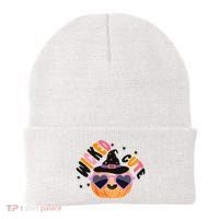 Wicked Cute Witch Halloween Pumpkin Beanie thumb 0