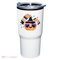 Wicked Cute Witch Halloween Pumpkin Tumbler thumb 0