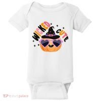 Wicked Cute Witch Halloween Pumpkin Baby Bodysuit thumb 0
