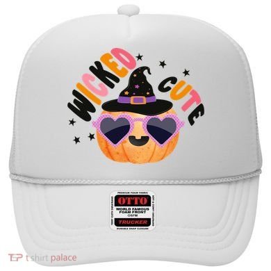 Wicked Cute Witch Halloween Pumpkin Hat