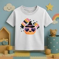 Wicked Cute Witch Halloween Pumpkin Toddler T-Shirt thumb 3