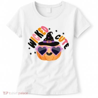 Wicked Cute Witch Halloween Pumpkin Women's T-Shirt