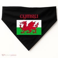 Wales Cymru Welsh Flag USA-Made Doggie Bandana thumb 0