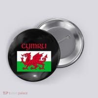 Wales Cymru Welsh Flag Button thumb 0