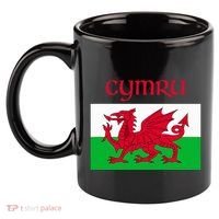 Wales Cymru Welsh Flag 11oz C Handle Ceramic Mug thumb 2