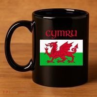Wales Cymru Welsh Flag 11oz C Handle Ceramic Mug thumb 4