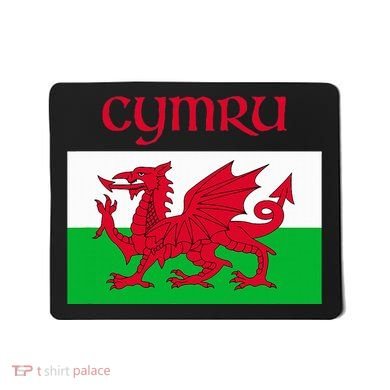 Wales Cymru Welsh Flag Mousepad