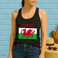 Wales Cymru Welsh Flag Women's Tank Top thumb 2
