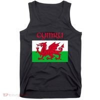 Wales Cymru Welsh Flag Tank Top thumb 0