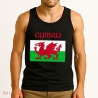 Wales Cymru Welsh Flag Tank Top thumb 3