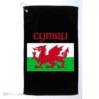 Wales Cymru Welsh Flag Golf Towel thumb 0