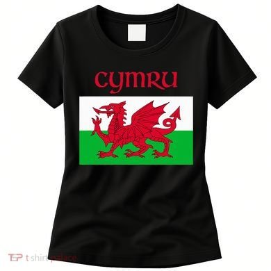 Wales Cymru Welsh Flag Women's T-Shirt
