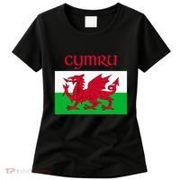 Wales Cymru Welsh Flag Women's T-Shirt thumb 0