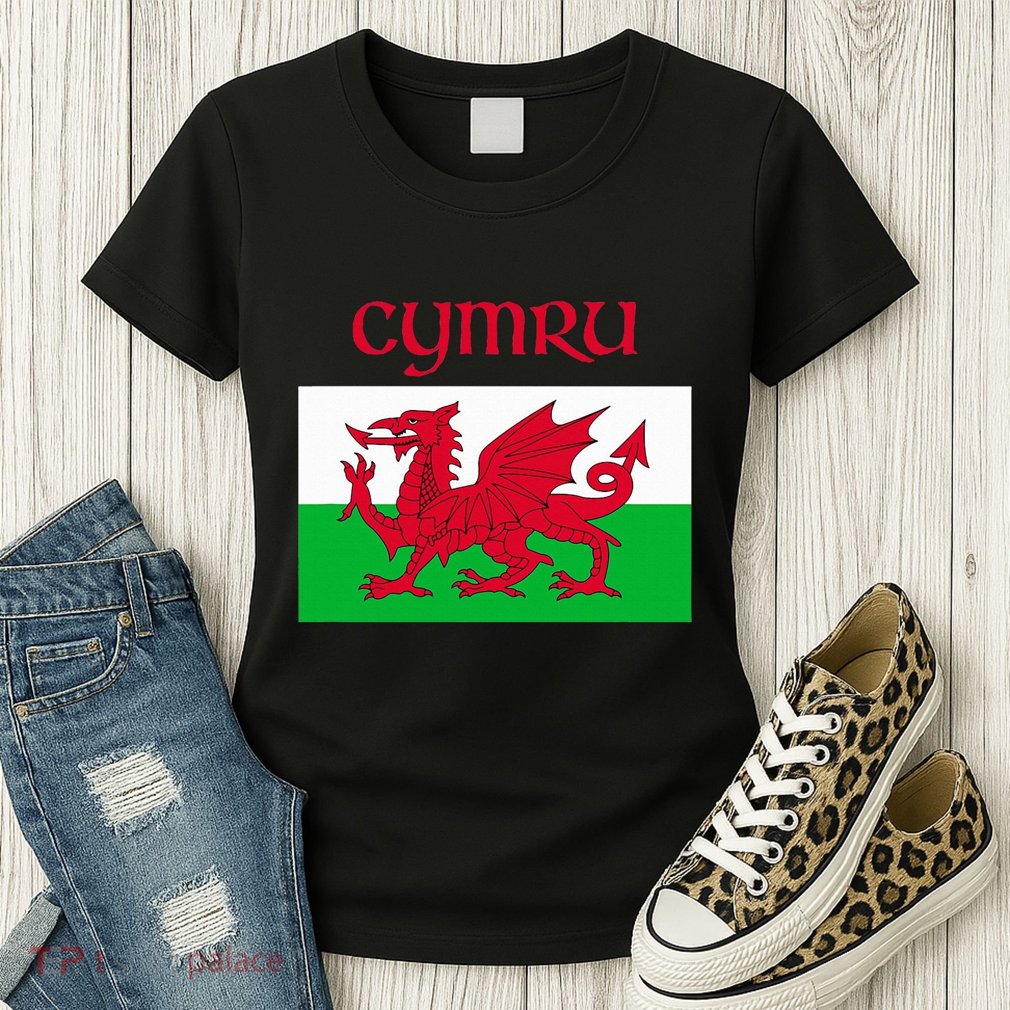Wales Cymru Welsh Flag Women's T-Shirt