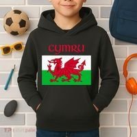 Wales Cymru Welsh Flag Kids Hoodie thumb 2